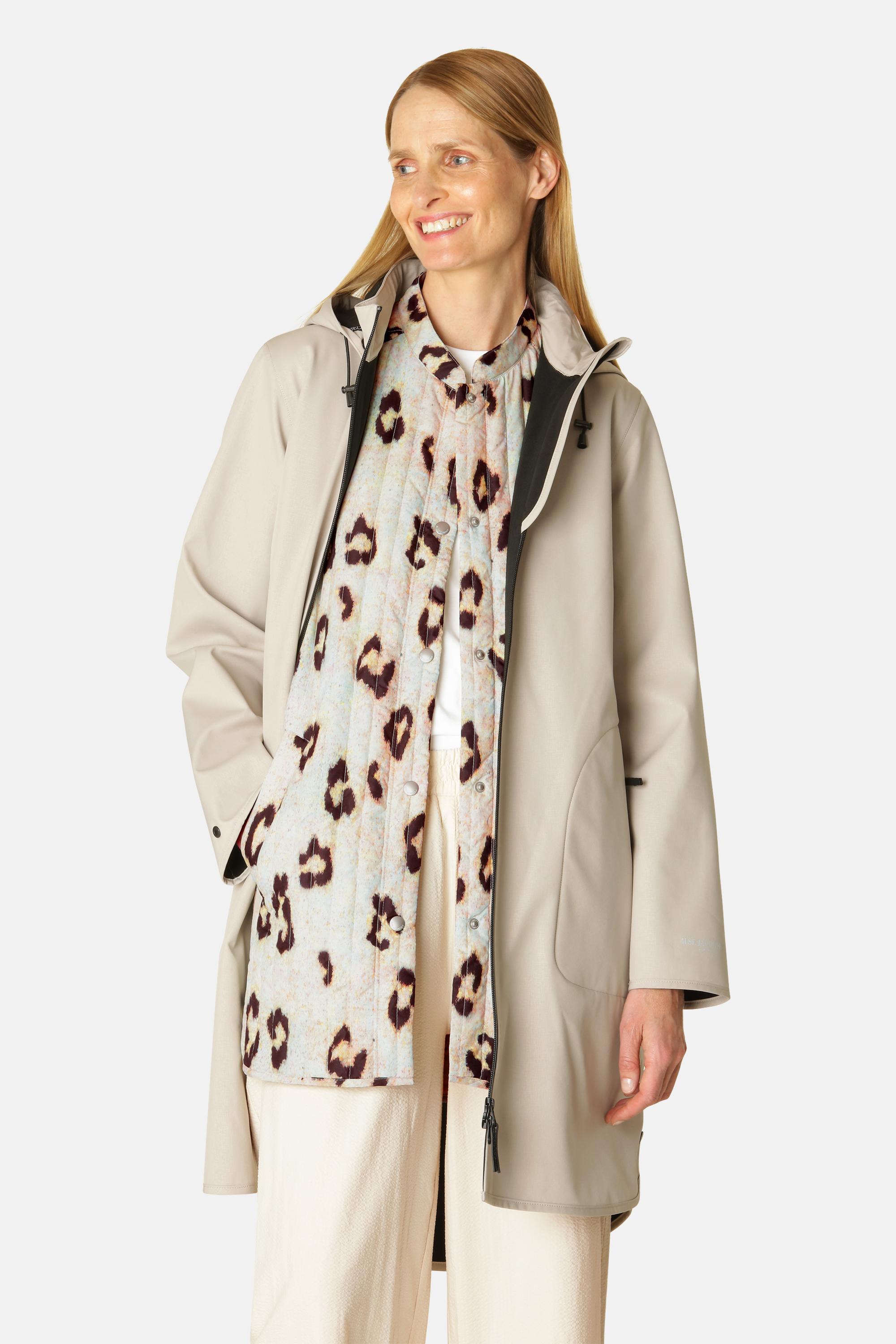 Softshell Raincoat A-line - Chateau Gray
